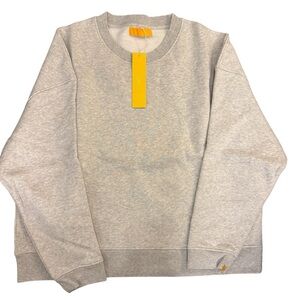 Yelabel Cozyyy Crew Heather Grey Sweatshirt Unisex Sz XL/XXL